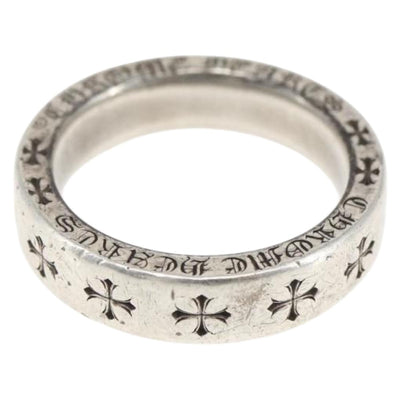 Chrome Hearts Forever 0.2"" Spacer Ring Ag925 Silver Auth 163749SM - 0
