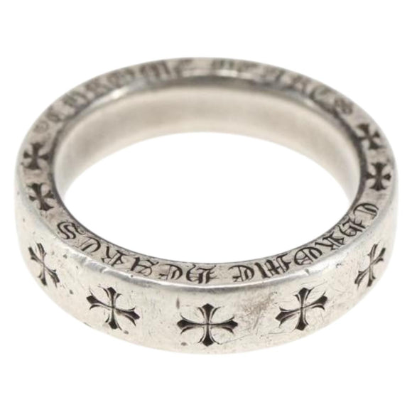 Chrome Hearts Forever 0.2"" Spacer Ring Ag925 Silver Auth 163749SM