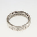 Chrome Hearts Forever 0.2"" Spacer Ring Ag925 Silver Auth 163749SM-6