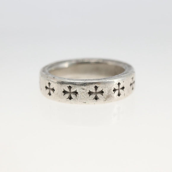 Chrome Hearts Forever 0.2"" Spacer Ring Ag925 Silver Auth 163749SM