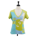 Christian Dior Short Sleeved T Shirt Cotton Yellow Auth 163750M-1