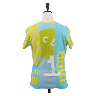 Christian Dior Short Sleeved T Shirt Cotton Yellow Auth 163750M - 0