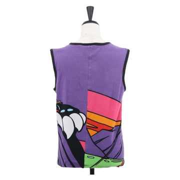 CELINE Tank Top Cotton Multicolor Auth 163751M - 0