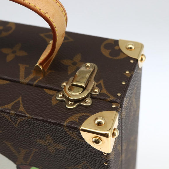 LOUIS VUITTON Monogram Panda Jewelry Box M92478 LV Auth 163753SM