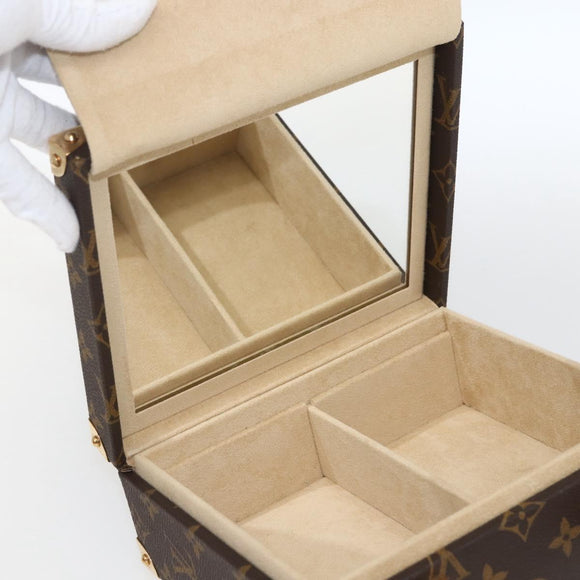 LOUIS VUITTON Monogram Panda Jewelry Box M92478 LV Auth 163753SM