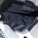 Stella MacCartney Chain Falabella Bag Canvas Black Silver 371223 Auth 163763-18