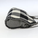 Stella MacCartney Chain Falabella Bag Canvas Black Silver 371223 Auth 163763-5