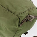 PRADA Backpack Nylon Green Silver Auth 163764-18