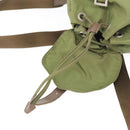 PRADA Backpack Nylon Green Silver Auth 163764-20