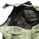 PRADA Backpack Nylon Green Silver Auth 163764-23