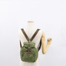 PRADA Backpack Nylon Green Silver Auth 163764-25
