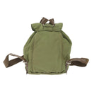 PRADA Backpack Nylon Green Silver Auth 163764-2