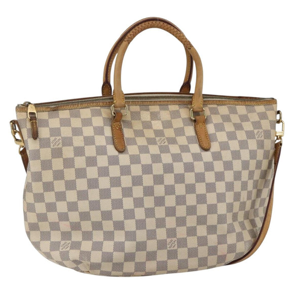 LOUIS VUITTON Damier Azur Riviera MM Handtasche 2-Wege N48252 LV Auth 163765