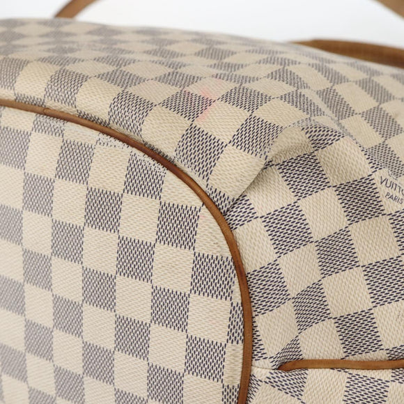 LOUIS VUITTON Damier Azur Riviera MM Handtasche 2-Wege N48252 LV Auth 163765