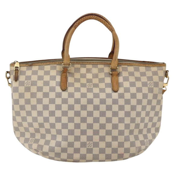 LOUIS VUITTON Damier Azur Riviera MM Handtasche 2-Wege N48252 LV Auth 163765