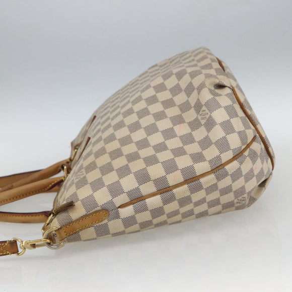 LOUIS VUITTON Damier Azur Riviera MM Handtasche 2-Wege N48252 LV Auth 163765