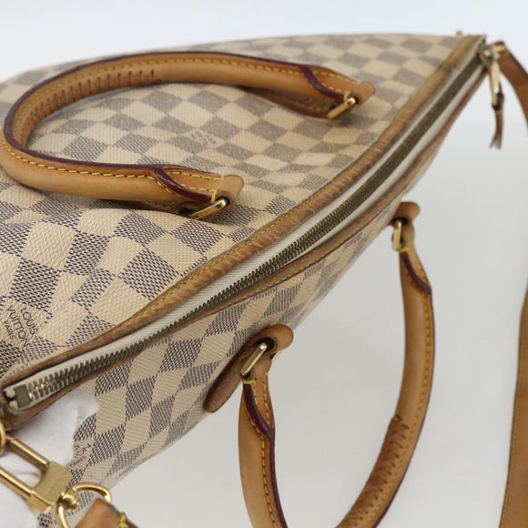 LOUIS VUITTON Damier Azur Riviera MM Handtasche 2-Wege N48252 LV Auth 163765