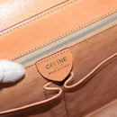 CELINE Macadam Canvas Hand Bag PVC Beige Gold Auth 163768-19