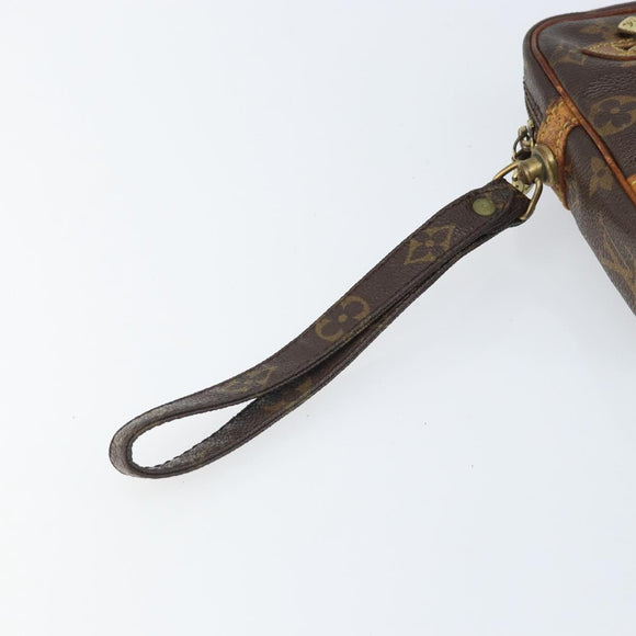 LOUIS VUITTON Monogram Marly Dragonne GM Clutch Bag M51825 LV Auth 163772