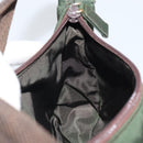 PRADA Hand Pouch Nylon Khaki Auth 163782-19