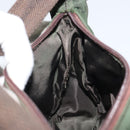 PRADA Hand Pouch Nylon Khaki Auth 163782-20
