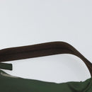 PRADA Hand Pouch Nylon Khaki Auth 163782-8