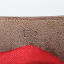 HERMES Her Bag TPM Shoulder Bag Canvas Red Auth 163783-20
