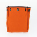 HERMES Her Bag TPM Shoulder Bag Canvas Red Auth 163783-22