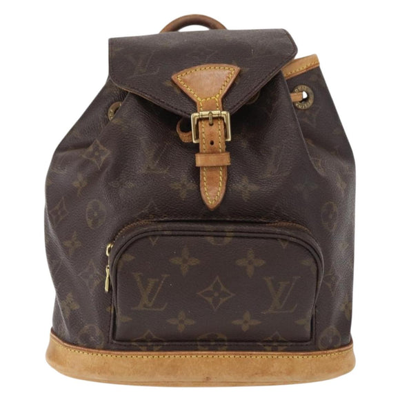 LOUIS VUITTON Monogram Montsouris PM Backpack M51137 LV Auth 163785