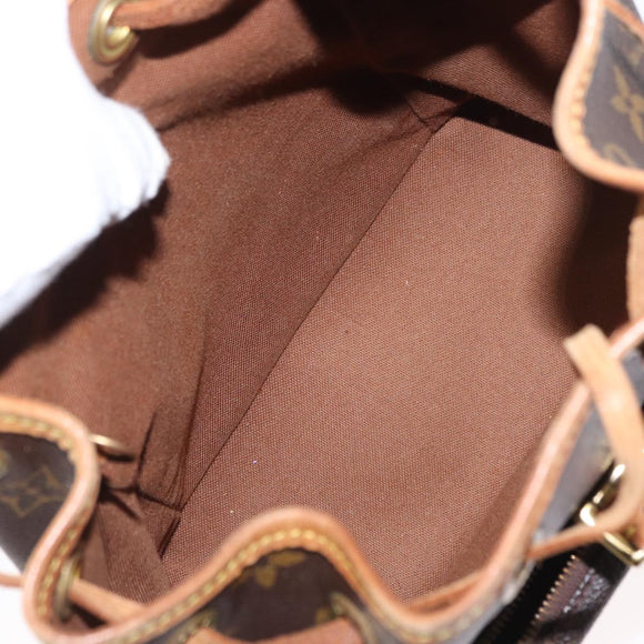 LOUIS VUITTON Monogram Montsouris PM Backpack M51137 LV Auth 163785