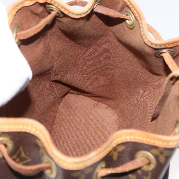 LOUIS VUITTON Monogram Montsouris PM Backpack M51137 LV Auth 163785