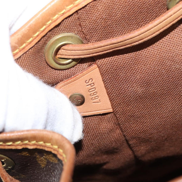 LOUIS VUITTON Monogram Montsouris PM Backpack M51137 LV Auth 163785