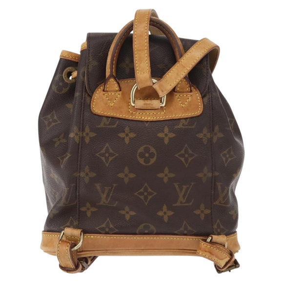 LOUIS VUITTON Monogram Montsouris PM Backpack M51137 LV Auth 163785