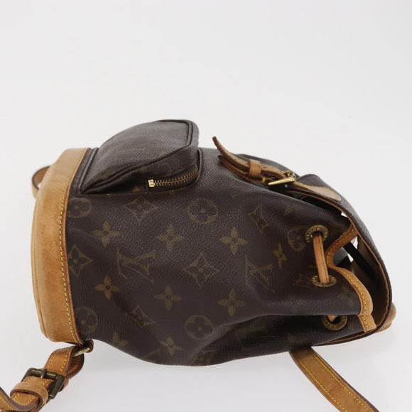 LOUIS VUITTON Monogram Montsouris PM Backpack M51137 LV Auth 163785