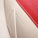 Chloe Nile Hand Bag Leather 2way Red Gold Auth 163787V-26