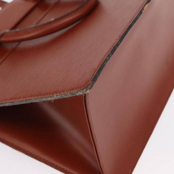 LOUIS VUITTON Epi Riviera Hand Bag Brown M48183 LV Auth 163793