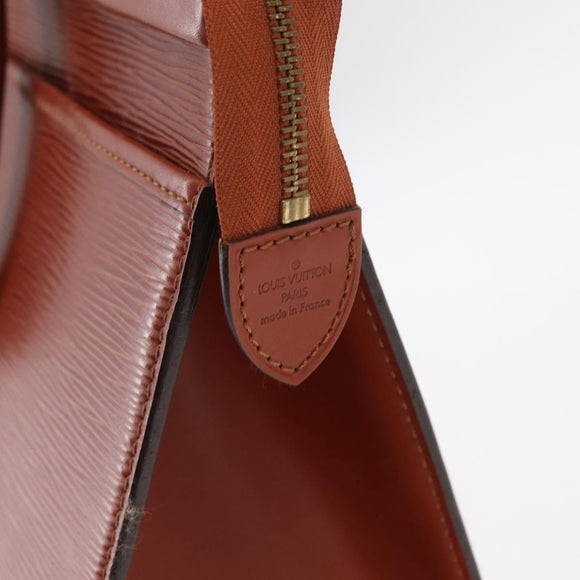 LOUIS VUITTON Epi Riviera Hand Bag Brown M48183 LV Auth 163793