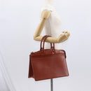 LOUIS VUITTON Epi Riviera Hand Bag Brown M48183 LV Auth 163793-22