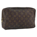 LOUIS VUITTON Monogram Trousse Toilette 28 Clutch Bag M47522 LV Auth 163795-1