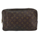 LOUIS VUITTON Monogram Trousse Toilette 28 Clutch Bag M47522 LV Auth 163795-13