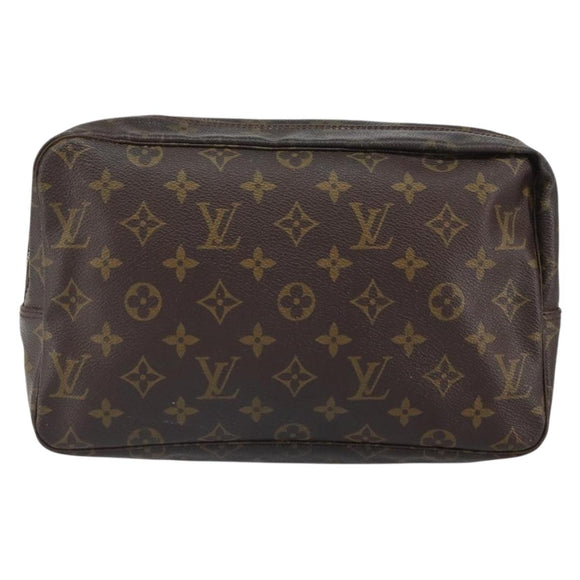 LOUIS VUITTON Monogram Trousse Toilette 28 Clutch Bag M47522 LV Auth 163795