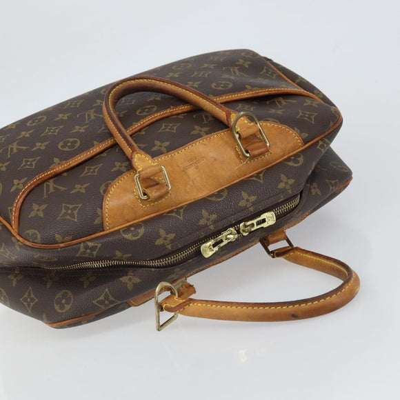 LOUIS VUITTON Monogram Deauville Hand Bag M47270 LV Auth 163797