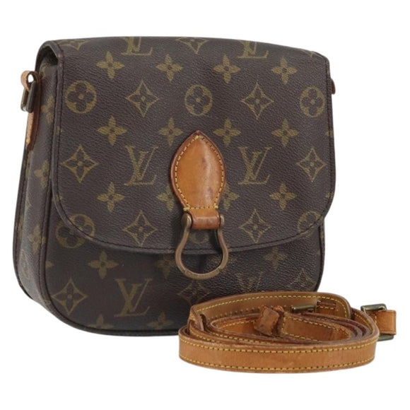 LOUIS VUITTON Monogram Saint Cloud MM Shoulder Bag M51243 LV Auth 163799