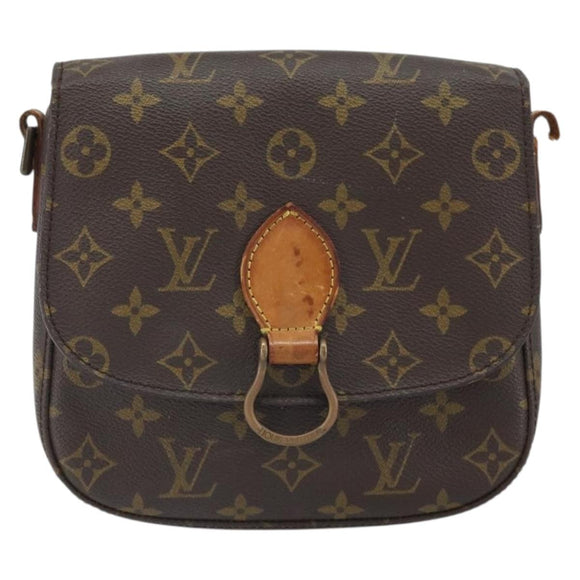 LOUIS VUITTON Monogram Saint Cloud MM Shoulder Bag M51243 LV Auth 163799