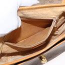 GUCCI Micro GG Supreme Shoulder Bag PVC Beige Gold 001 084 0930 Auth 163802-21