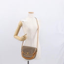 GUCCI Micro GG Supreme Shoulder Bag PVC Beige Gold 001 084 0930 Auth 163802-24