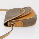 GUCCI Micro GG Supreme Shoulder Bag PVC Beige Gold 001 084 0930 Auth 163802-5