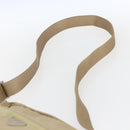 PRADA Shoulder Bag Nylon Beige Silver Auth 163803-8