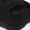 PRADA Shoulder Bag Nylon Black Silver Auth 163806-16