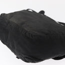 PRADA Shoulder Bag Nylon Black Silver Auth 163806-17